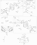 Cylinder Head Gasket Set - Valve Intake Manifold Valves Diagram and Parts List for 403677-0343-E1  Briggs and Stratton Engine